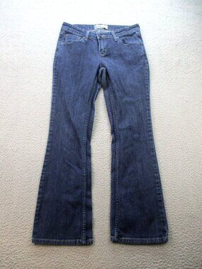 Levi's Jeans Women's 12 Blue Curvy Boot Cut Dark Wash Low Rise Denim Pants